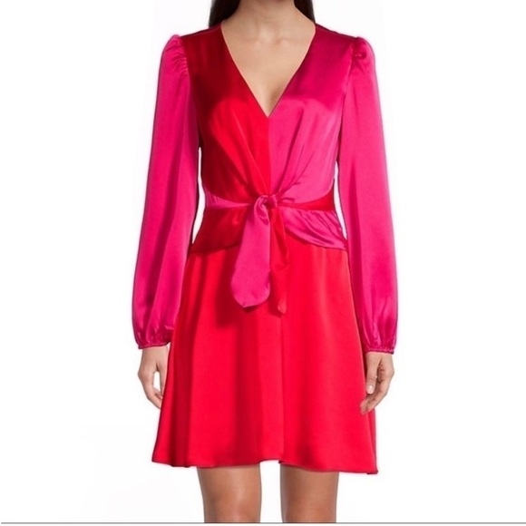 MILLY Stella Satin Dress size 0 - Picture 4 of 12